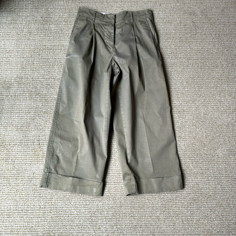 JCrew Women’s cropped wide leg trouser